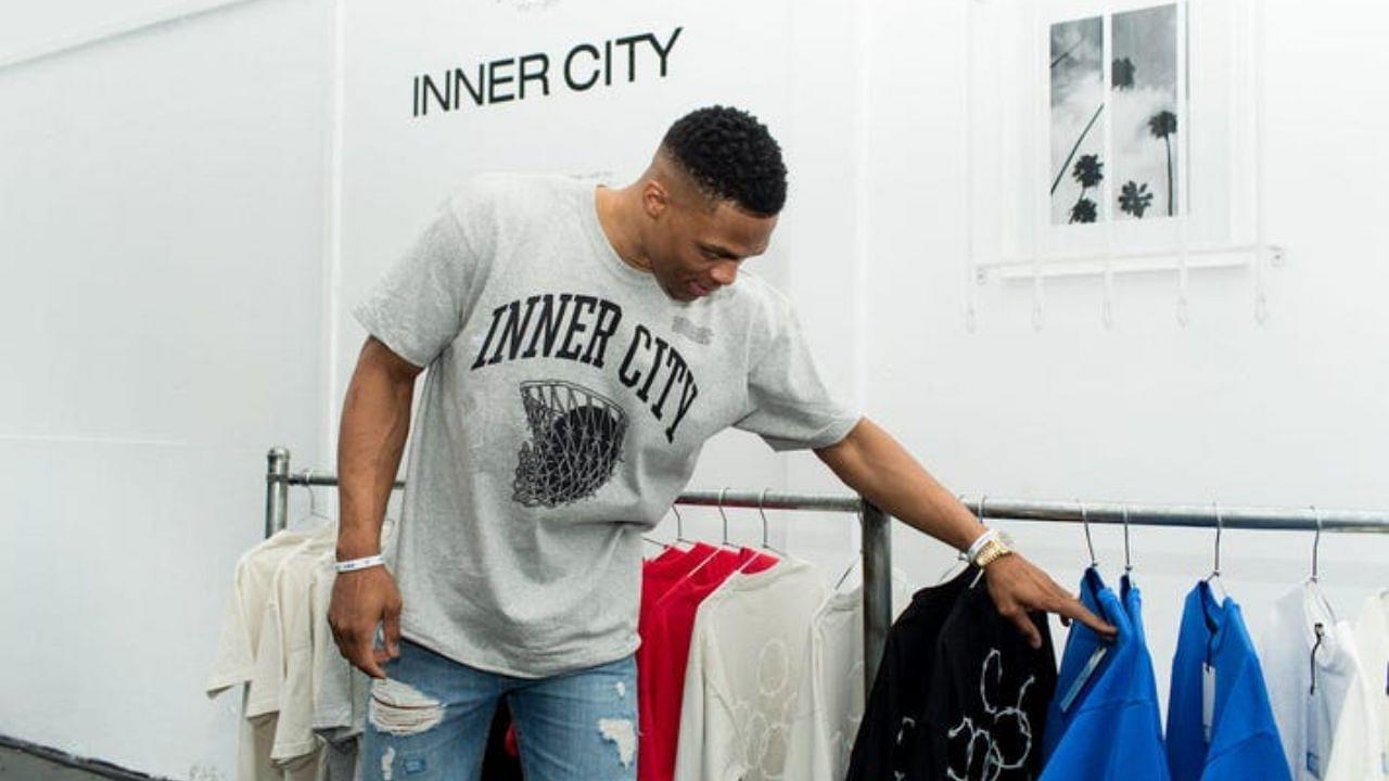 Russell Westbrook, Who Spends $350,000 on Clothes in a Year, Launched His Streetwear Brand's Flagship Store in LA