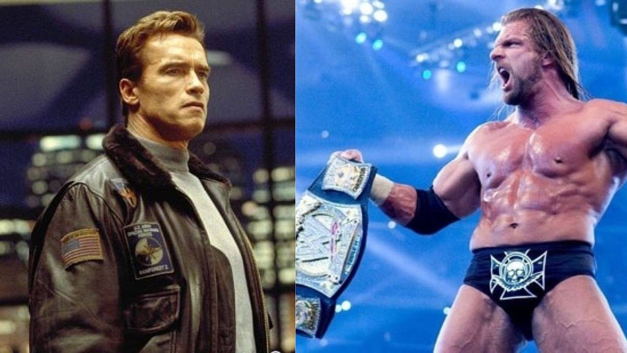 Arnold Schwarzenegger slapped Triple H