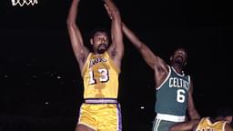 Wilt Chamberlain, who benched 500lbs with Arnold Schwarzenegger, manhandled a Celtics legend with no effort