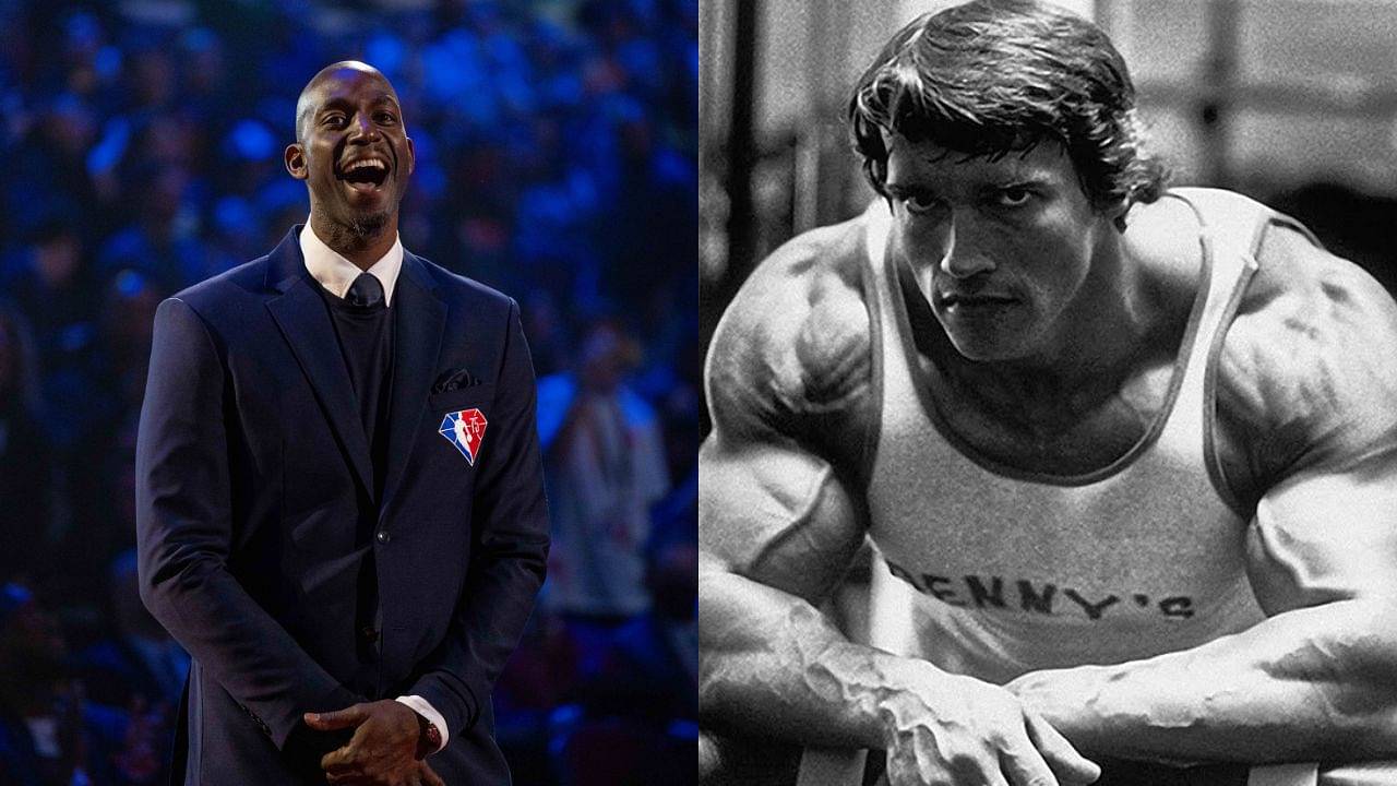 Kevin Garnett likens his maniacal drive to Arnold Schwarznegger having org*sms while he lifted