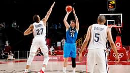7 footer Rudy Gobert got Luka Doncic right back with a mean poster dunk on his dome