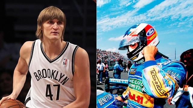 When former NBA player Andrei Kirilenko sold Michael Schumacher's 1995 helmet