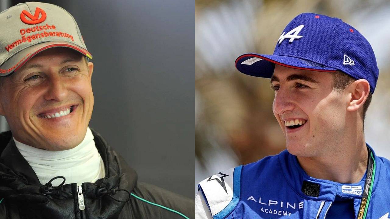 Michael Schumacher gave 19-year-old Alpine academy driver Jack Doohan his first ever go-kart