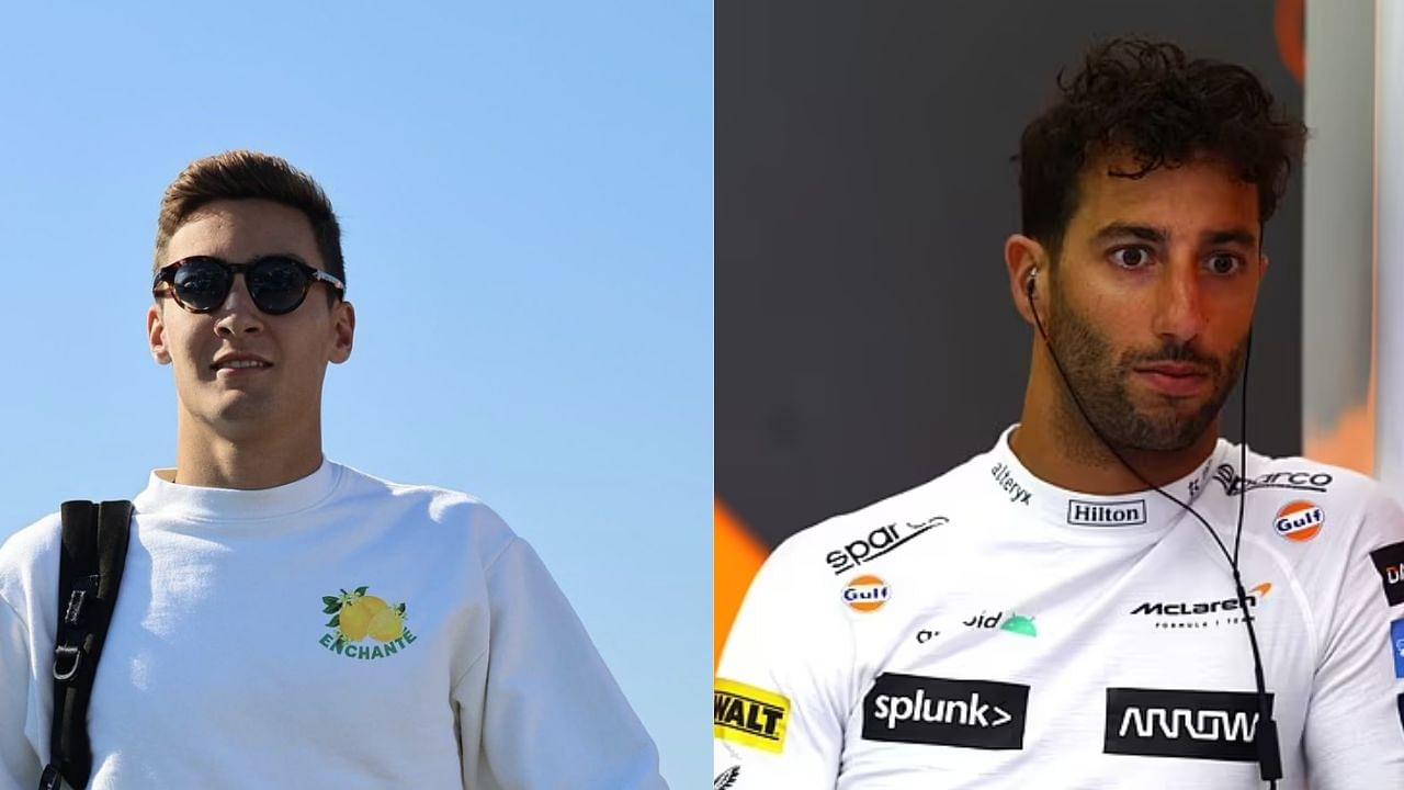 George Russell wears $110 Daniel Ricciardo merchandise to Zandvoort paddock ahead of Dutch GP