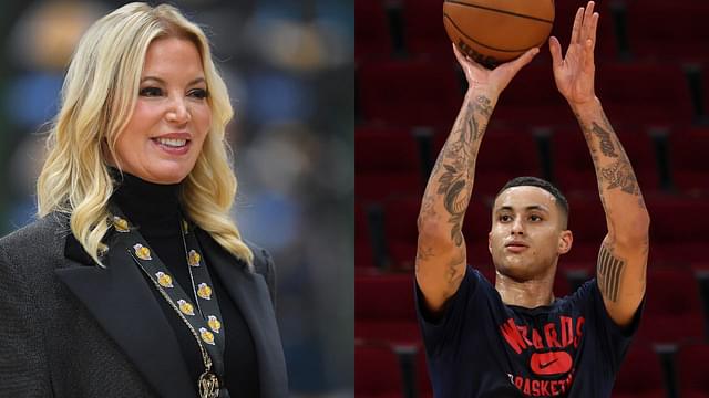 "Please resign Kyle Kuzma or get lost!": Lakers fans bully Jeanie Buss for reposting picture with 2020 NBA Champion