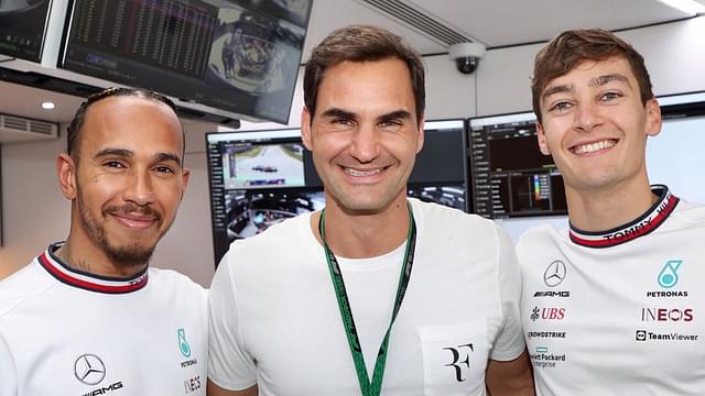 20 Grand slam winner Roger Federer goes ecstatic as he experiences $12.2 Million F1 car