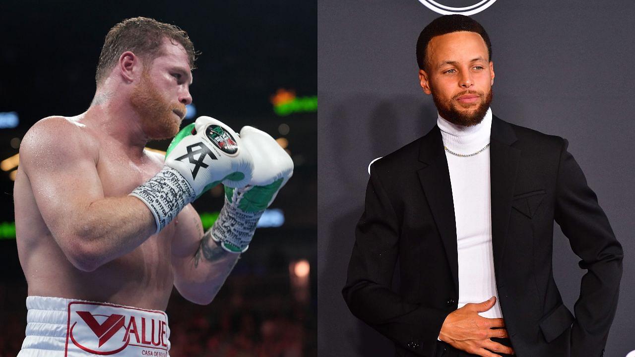 "That's all we do is win!": 4x champ Stephen Curry takes a moment to celebrate Canelo Alvarez's victory
