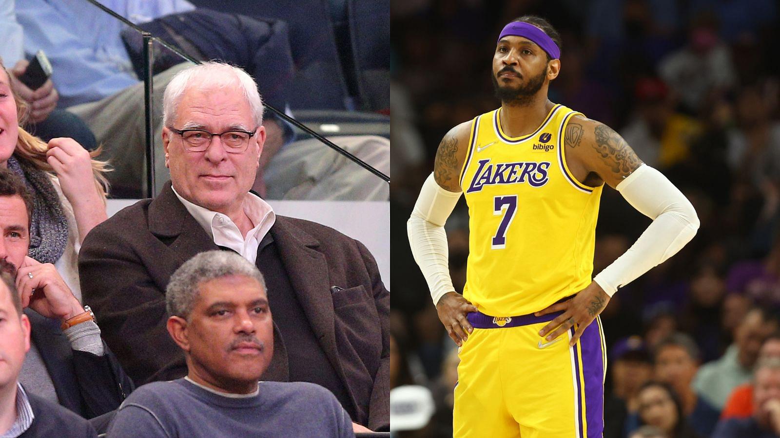 “Phil Jackson hated that I learned 'Triangle Offense' from Kobe Bryant and Michael Jordan”: Carmelo Anthony didn't have a good relationship with Knicks President