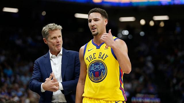 Steve Kerr Claimed 32-year-old Klay Thompson, Who is Out for the NBA Japan Games, Can Shoot Till He's 75
