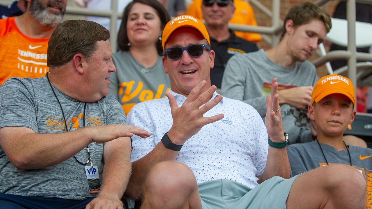 Peyton Manning, who's donated $3 million for college football, received $1 million for his kid's hospital