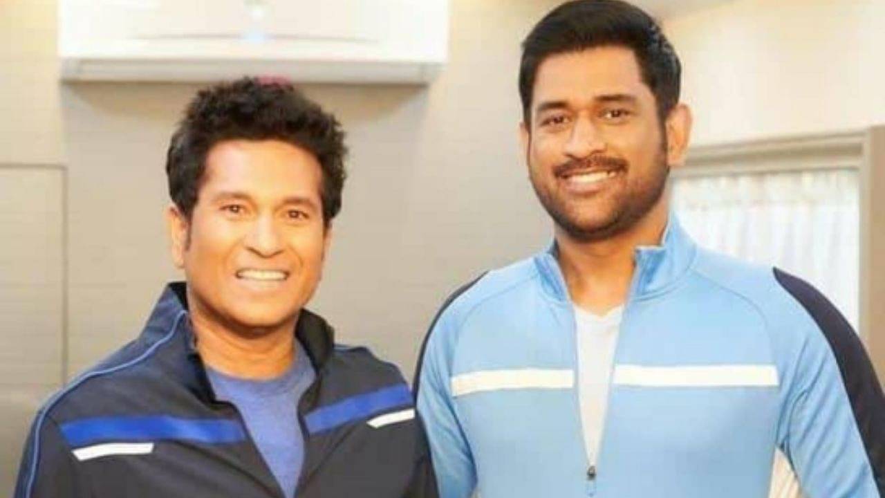 "Later on I realized I can't play like him": MS Dhoni reveals why he could never play like Sachin Tendulkar in his career