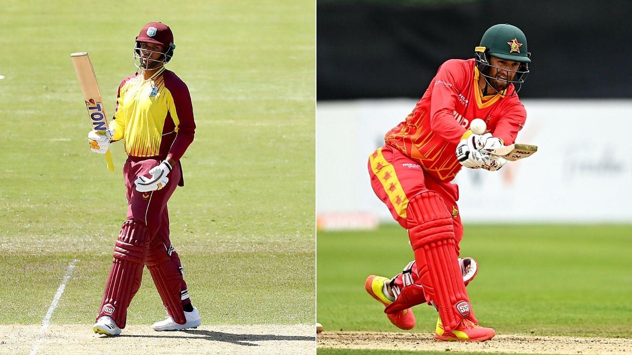 WI vs ZIM T20 head to head record: West Indies vs Zimbabwe head to head records and stats