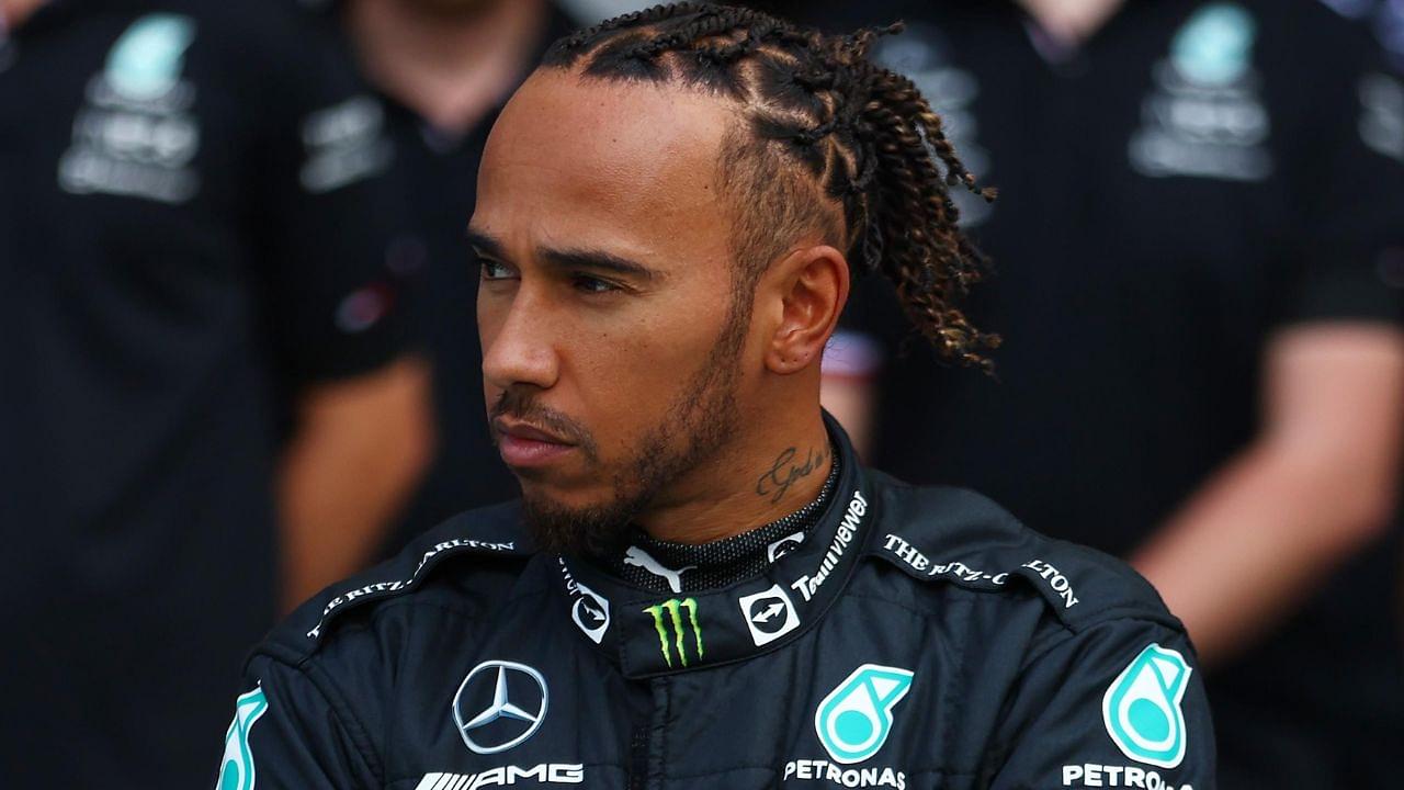 "It got infected loads of times": Lewis Hamilton explains on why he wore his nose-piercing during Singapore GP