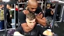 Jon Jones chokes fan