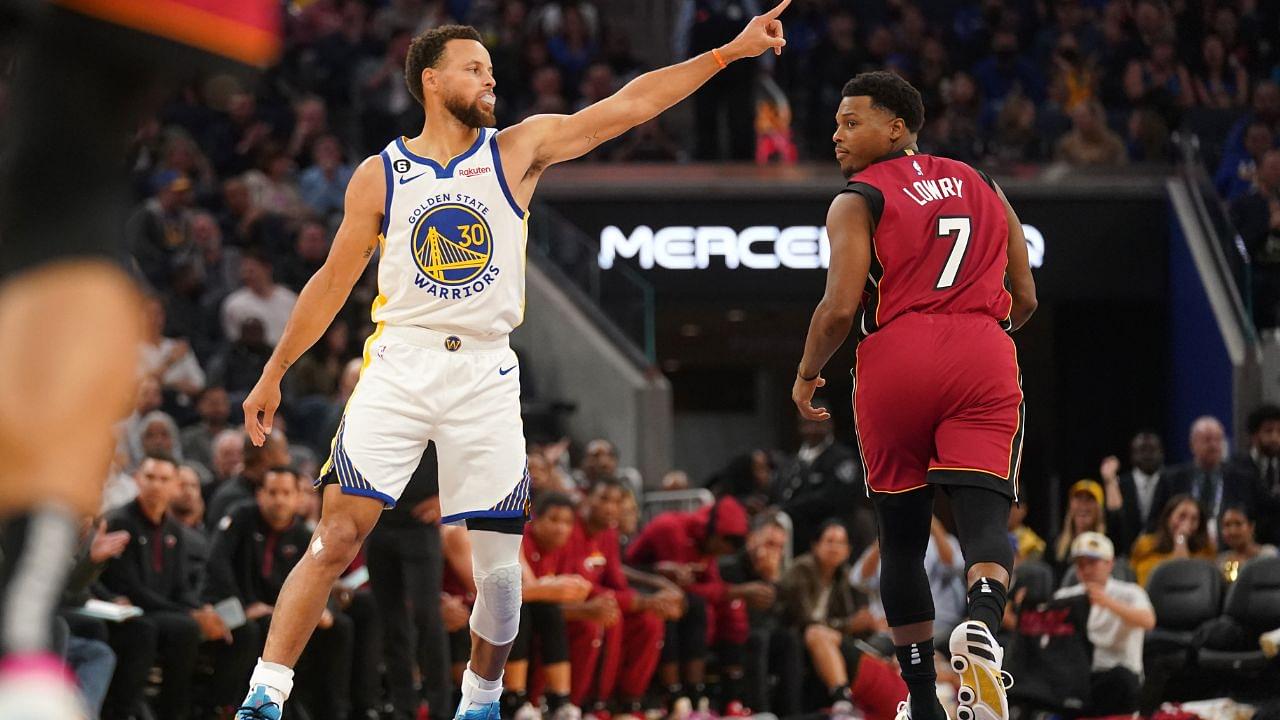 "Stephen Curry, That Was Assault!": NBA Twitter Reacts to Warriors Superstar Celebrating a Big 3 Over Tyler Herro