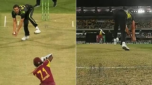 "What a catch by Mitchell Starc": Mitchell Starc grabs blinder to dismiss Kyle Mayers in Brisbane T20I
