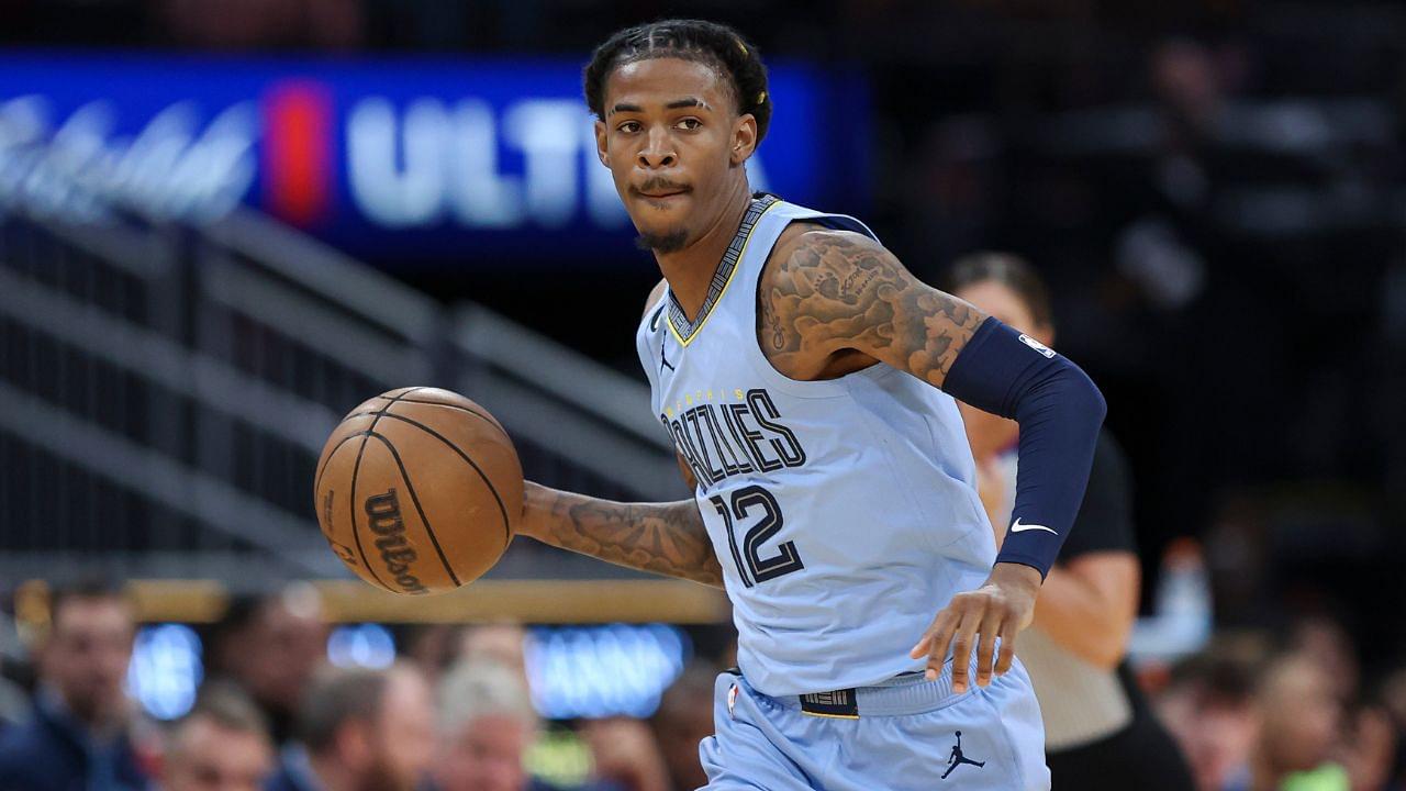 A Flashy New Chain and "49" Ja Morant Points Tonight: NBA Twitter Goes Berserk Over Grizzlies Star 