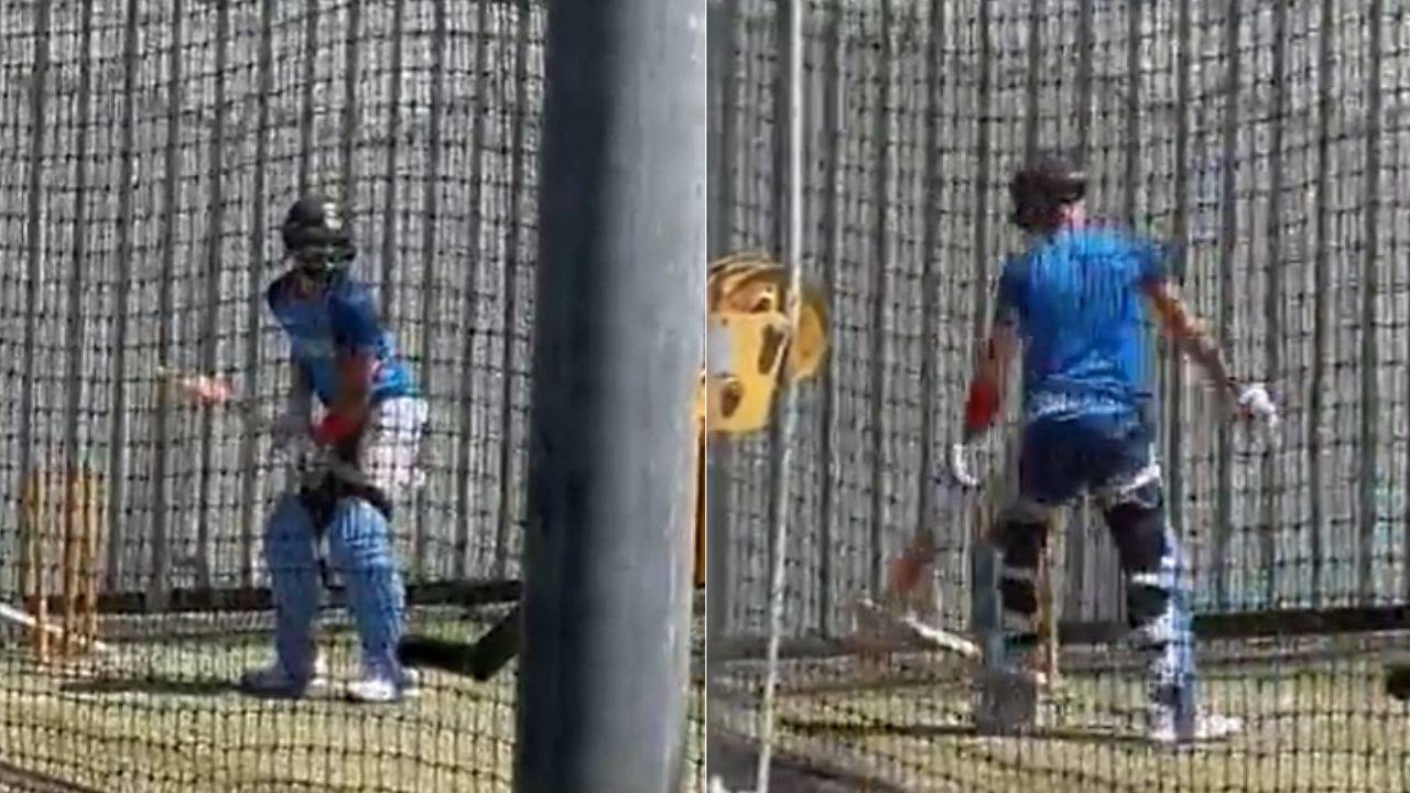 Virat Kohli has been sweating hard in the nets at the WACA Stadium in Perth ahead of the ICC T20 World Cup 2022.