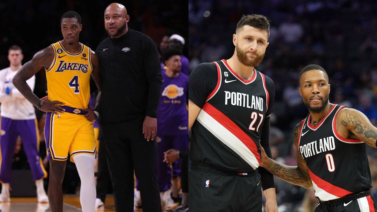 Lonnie Walker IV Taunts Jusuf Nurkic Ahead of Lakers-Blazers Matchup, 'It's Going To Be a Long Day For Him'