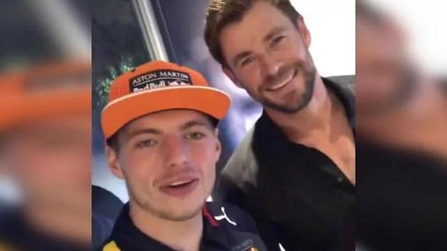 Max Verstappen once quipped with $130 Million worth Chris Hemsworth at 2019 Singapore Grand Prix