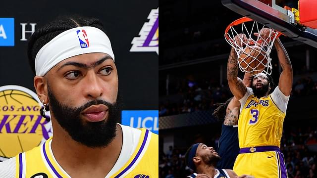“Anthony Davis Got Hurt Hanging on the Rim, Bro Softer Than Icecream”: NBA Twitter Mocks The Brow as He Gives Lakers Another Injury Scare