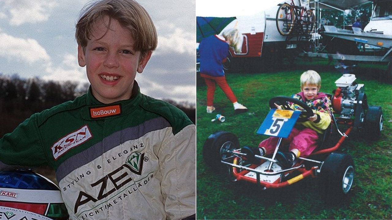 Sebastian Vettel's family spent $40,000 on his karting races despite touring on Caravan