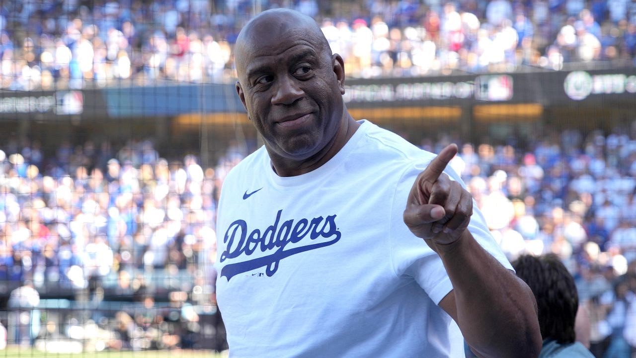 LA Lakers legend Magic Johnson congratulates Los Angeles Dodgers Ace for  breaking franchise record