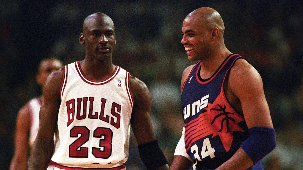 “Michael Jordan, you’re the GOAT”: Charles Barkley Lauded the Bulls MVP for Hooping in the Heaviest Shoes He’s Ever Seen