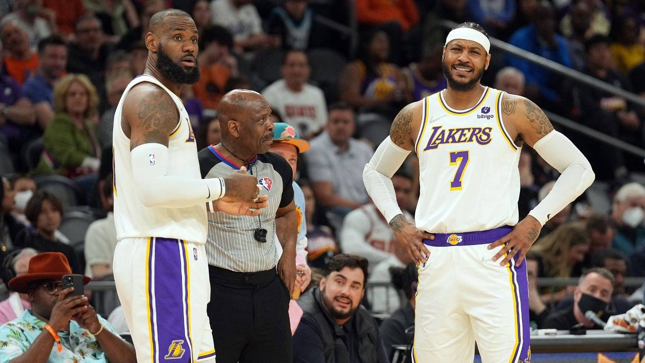 "LeBron James saved my life!": Carmelo Anthony Almost Died Until Lakers Superstar Turned Into "MacGyver"