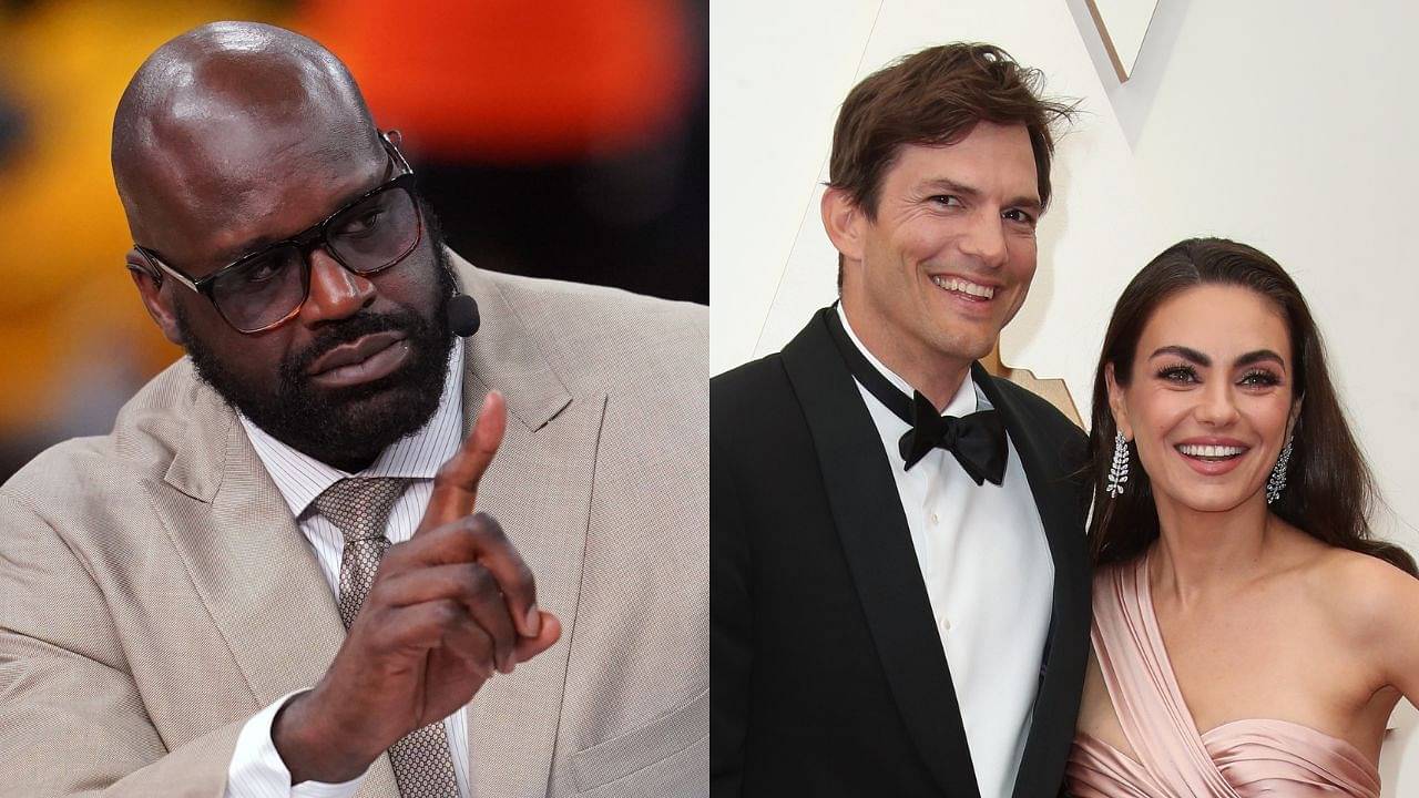 7'1" Shaquille O'Neal almost beat up Ashton Kutcher before his wife Mila Kunis stopped him