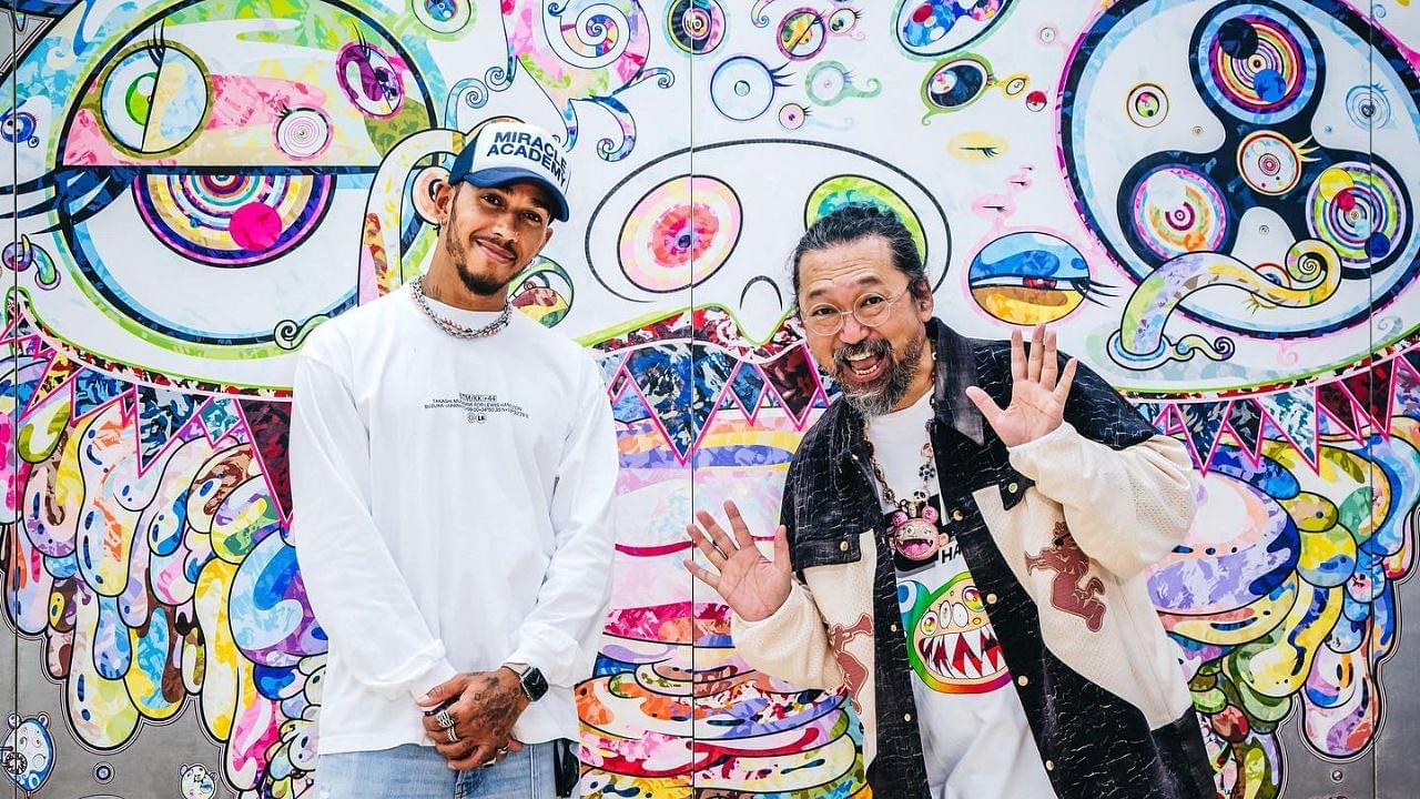 Lewis Hamilton collaborates with $100 Million worth Japanese artist for his +44 clothing range