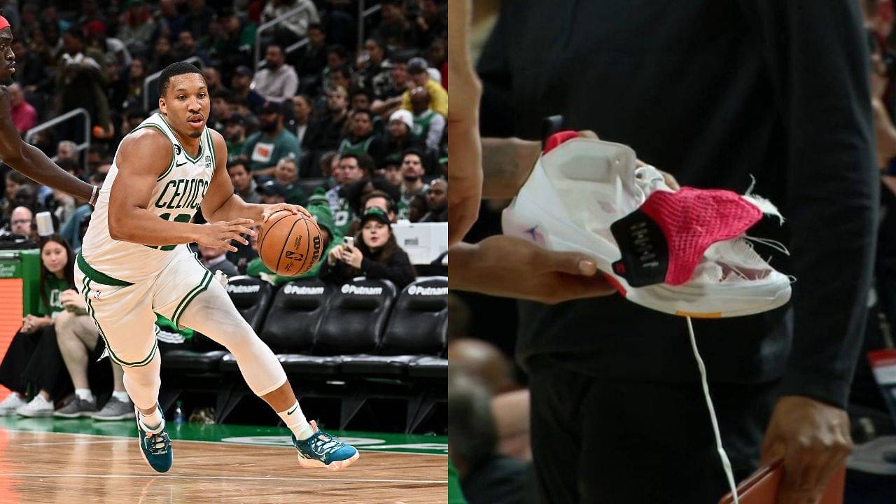 Celtics: Grant Williams shoe shockingly exploded on the court