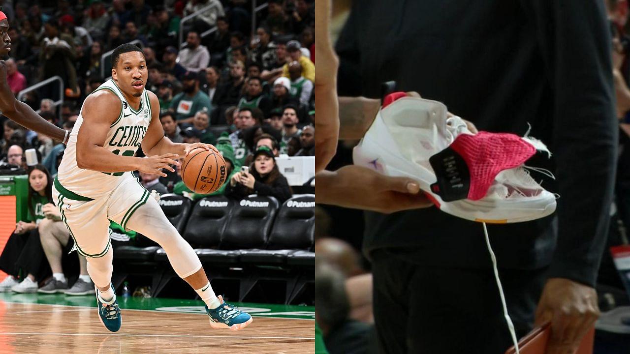 "Grant Williamson Just Zion'd His Shoe": NBA Twitter Erupts with Hilarious Reactions as Celtics forward Blew Up his Air Jordan 37s 