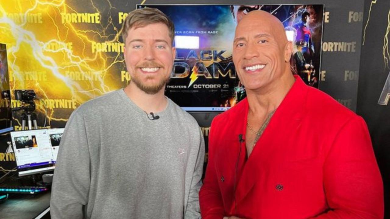 Dwayne “The Rock” Johnson Puts $100,000 on the Line in a Rock-Paper-Scissors  Game With YouTube Star MrBeast - The SportsRush