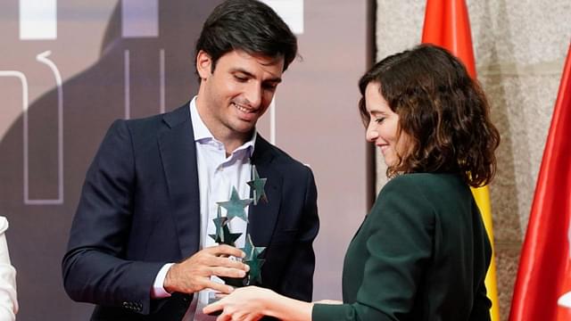"Pursue your dreams": 28-year-old Carlos Sainz voted as best male sportsperson by Community of Madrid