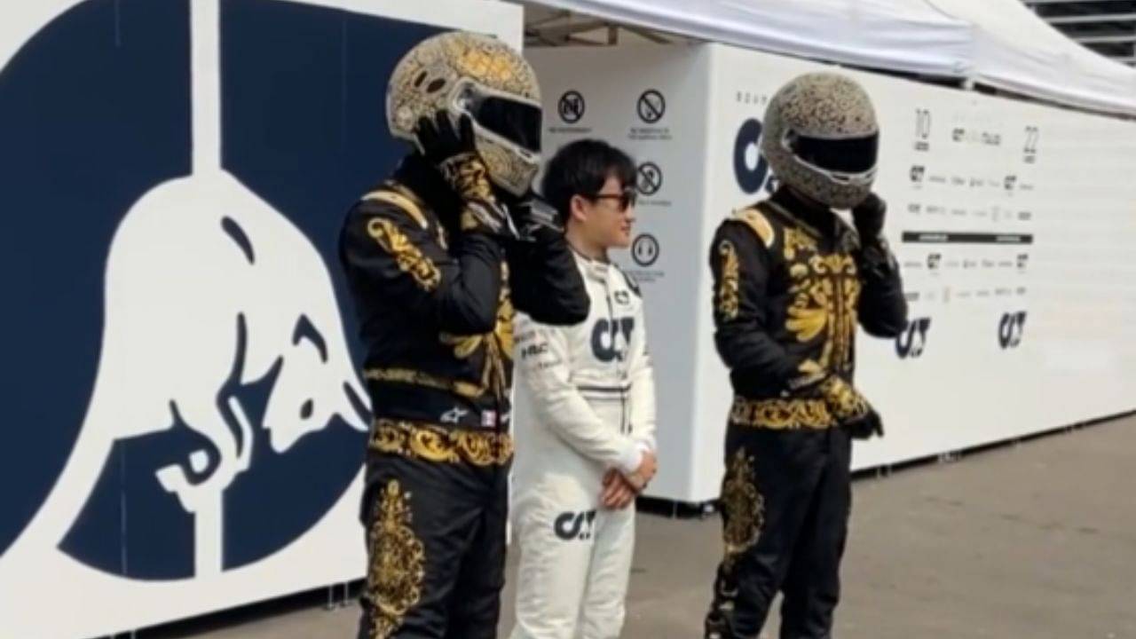 "This is Pierre, I can smell it!": Yuki Tsunoda identifies Pierre Gasly in disguise by just smelling him; not helping the rumours