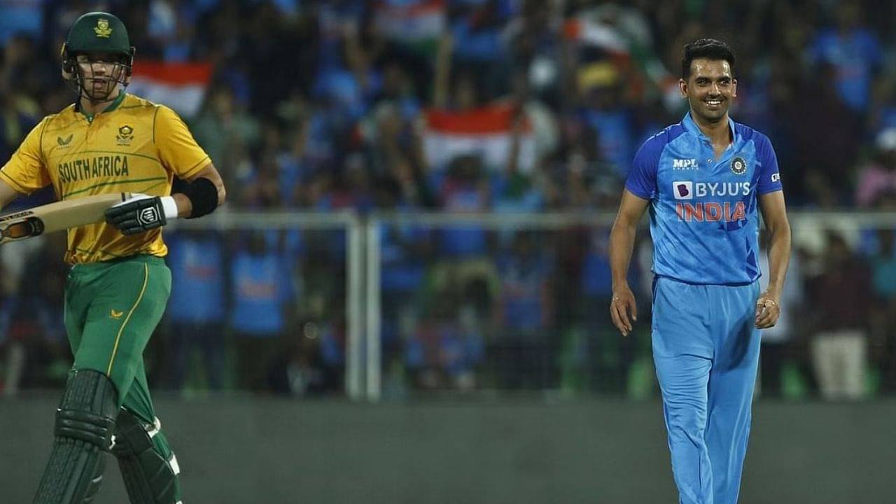 Why is Deepak Chahar not playing today's 1st ODI between India and South Africa in Lucknow?