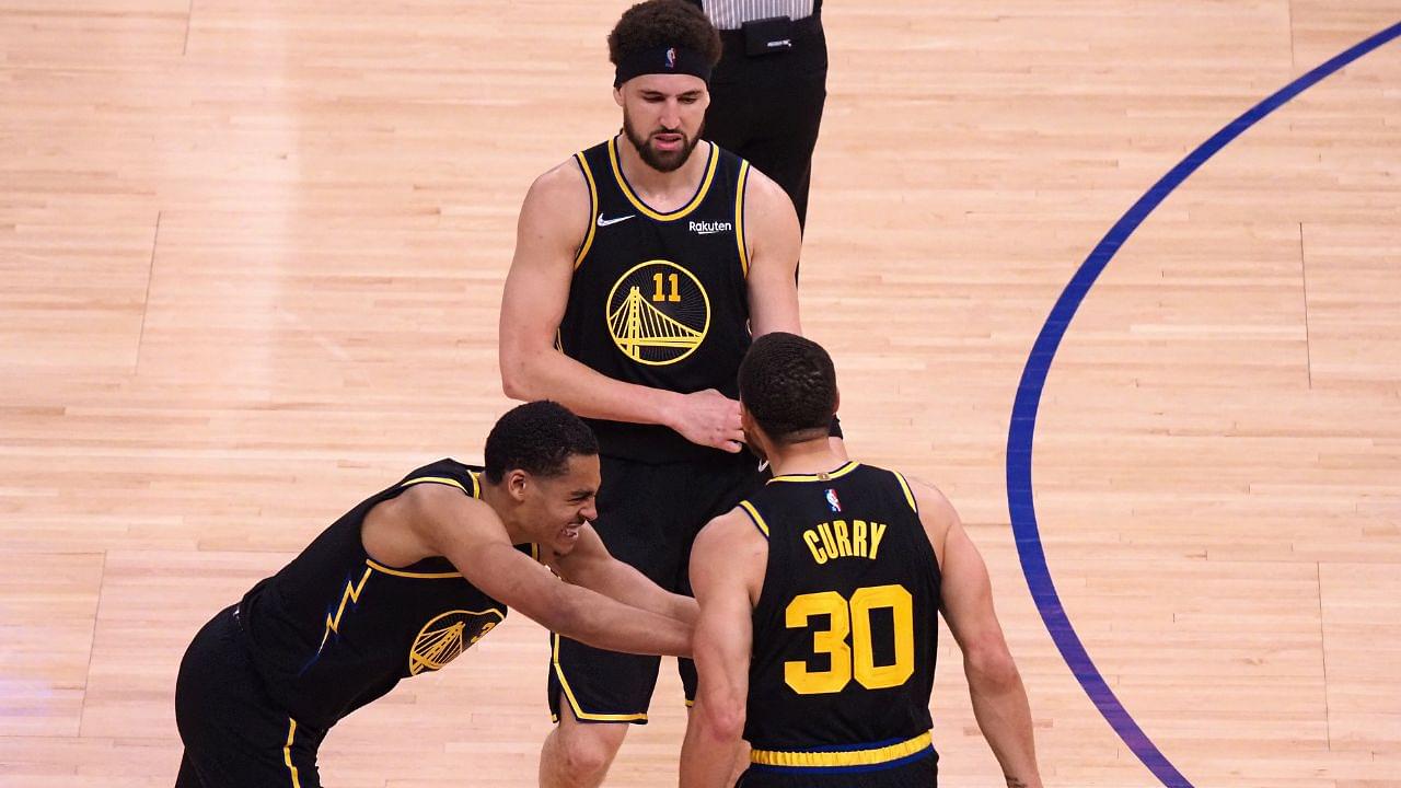 "Who Would Have Thought the Splash Brothers Have Poole Party": Klay Thompson has Stephen Jackson and Matt Barnes in Splits