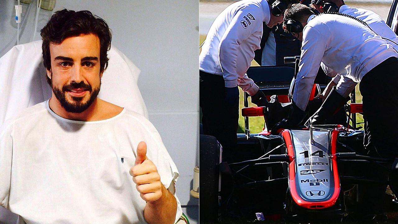 McLaren reveal the real reason behind Fernando Alonso's 2015 season testing crash at the Circuit de Catalunya