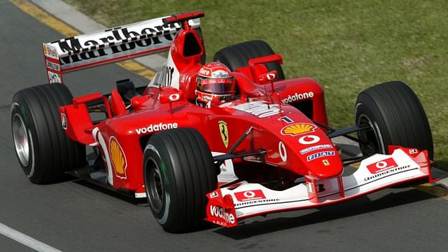 Ferrari's 2003 F1 car belonging to Michael Schumacher gets $9.5 million value ahead of auction