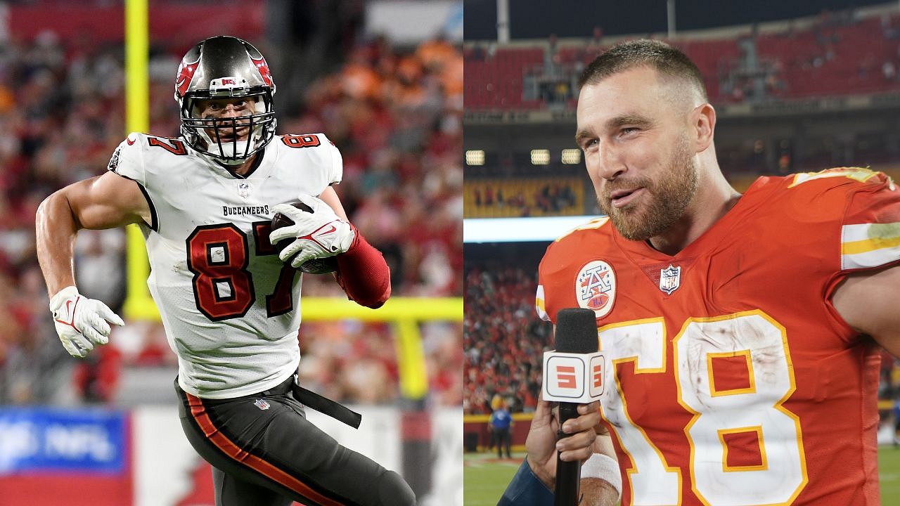 Travis Kelce Vs Rob Gronkowski Goat Tight End Debate Sets Twitter On Fire The Sportsrush