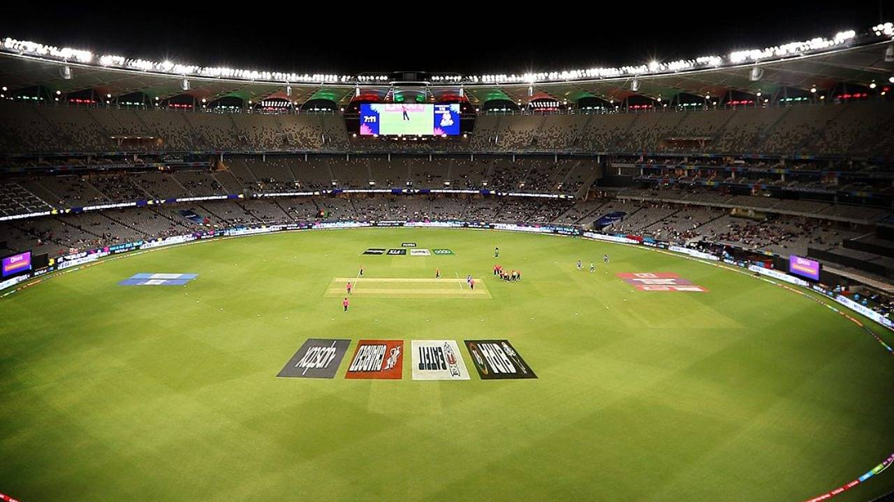 Perth Cricket Ground T20 records highest score in T20: Highest successful T20 run chase at Optus Stadium