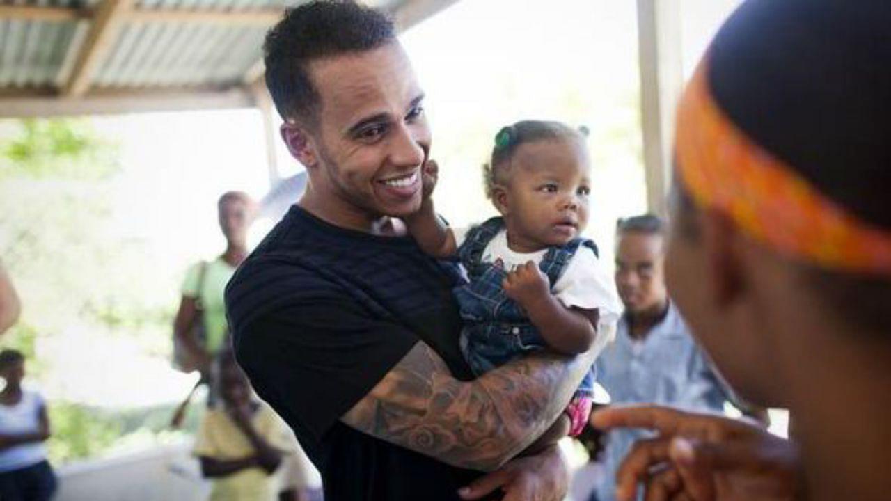Lewis Hamilton once sold his kart for $47,031 to raise money for baby charity