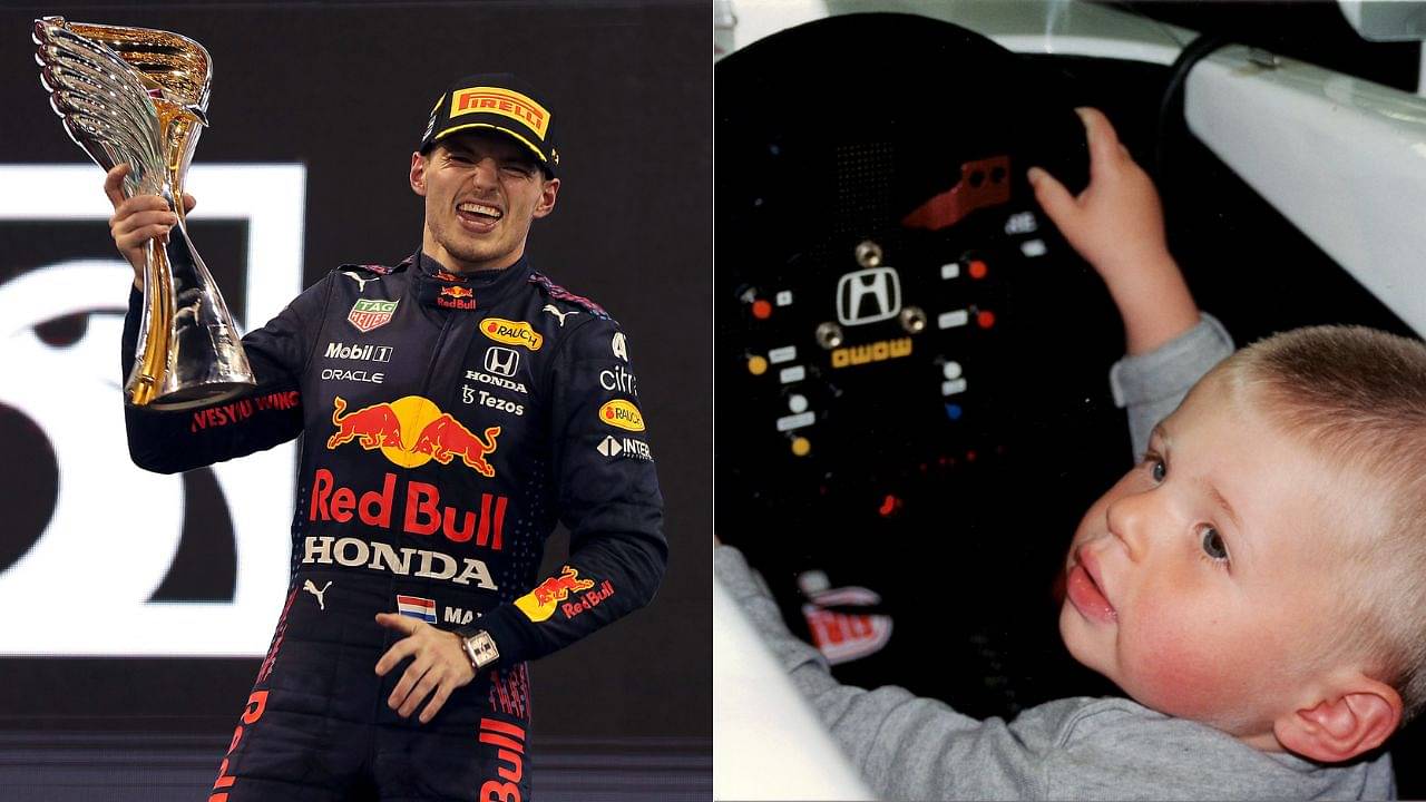 Max Verstappen revisits his father's Honda F1 after 24 years