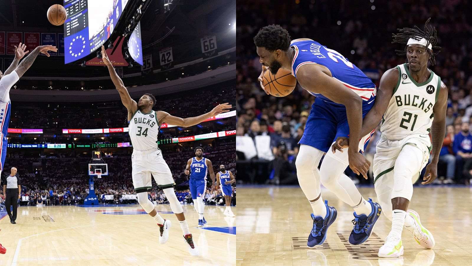 “An NBA Champ and 2x MVP Giannis Antetokounmpo Still Cares to Play Defense”: NBA Twitter Destroys Joel Embiid for Not Giving His All as Sixers chase Bucks at Home