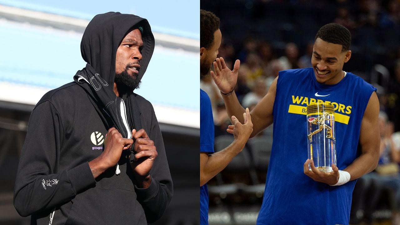 "Who Thinks to Do Sh*t Like This?!": Kevin Durant Praises Jordan Poole for Tough Move and Finish Against the Lakers
