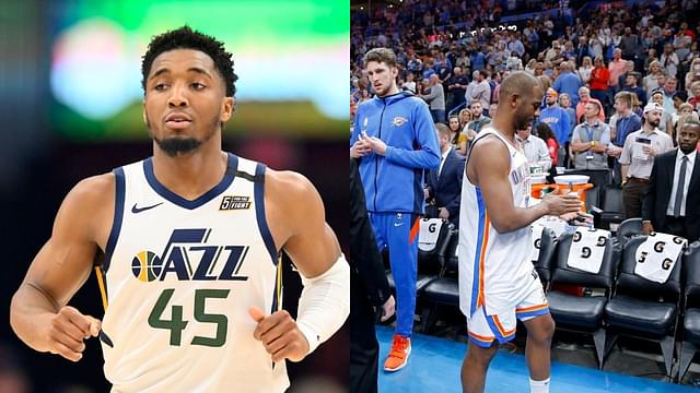 "Chris Paul Sent 15 Bottles of Wine that Night": Donovan Mitchell Recalls Being Stuck in the Locker Room for 9 Hours Amid 2020 Jazz-Thunder COVID Game