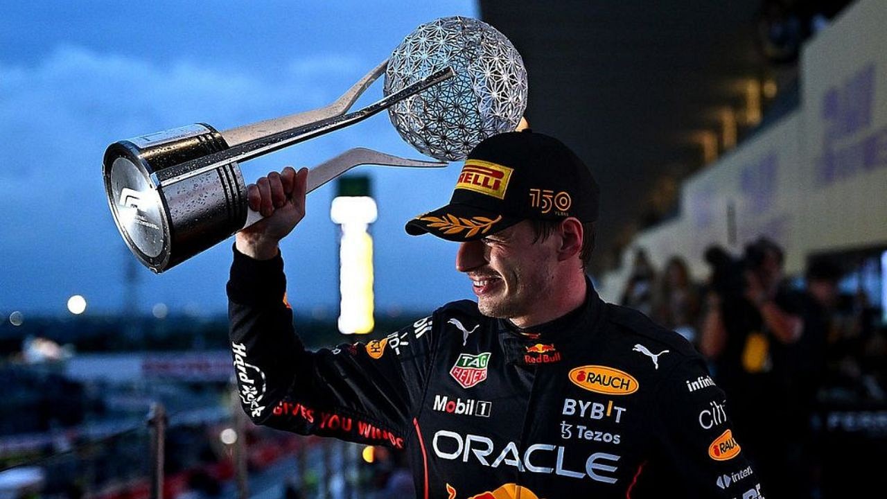 What is F1's point distribution procedure that awarded Max Verstappen 2nd championship title?