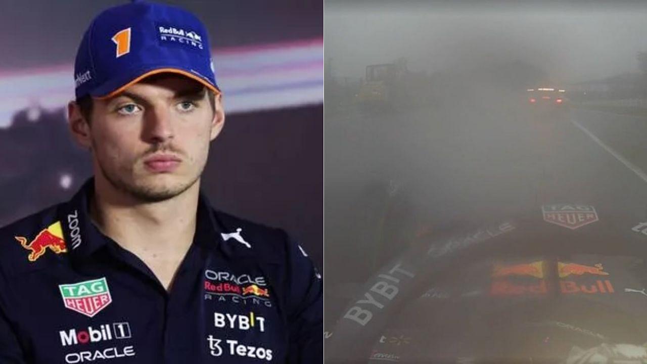 2022 F1 Champion Max Verstappen was forced to go off-track to avoid tractor