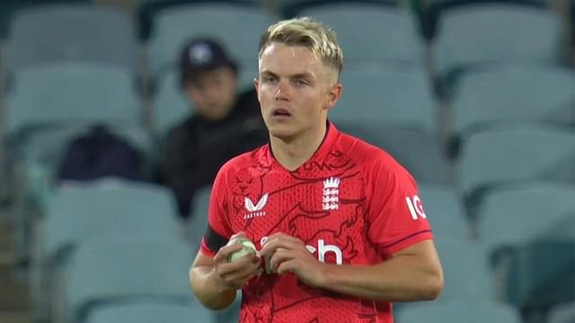 Why is Sam Curran not playing today's 3rd T20I between Australia and England in Canberra?